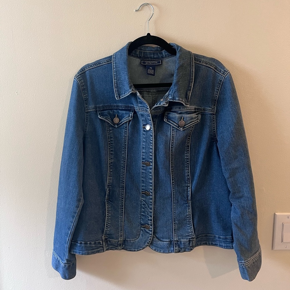 Charterclub Jean Shop Women’s PXL denim jacket - Picture 4 of 8